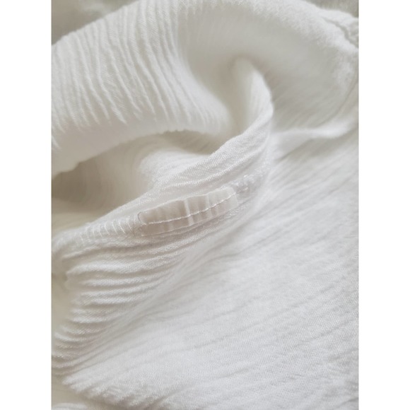 Show Me Your Mumu White Lily Grace long sleeve tunic blouse sz Small - Picture 6 of 6